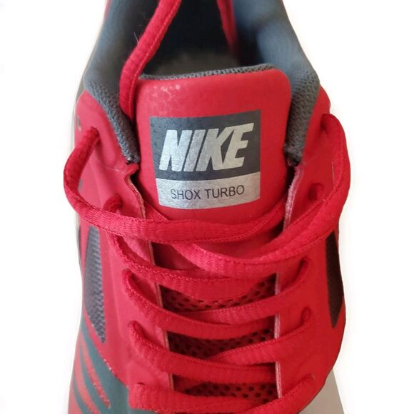 Nike Shox Turbo Women 8.5 Men 7 Red Black No insoles Rare 2014 See Description - Picture 10 of 14